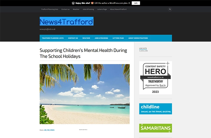 Supporting Children’s Mental Health During The School Holidays